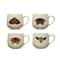 Hello Honey® 12oz. Stoneware Mugs with Painted Winged Insects Set